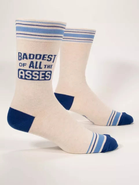 Blue Q Baddest of Asses Men's Socks