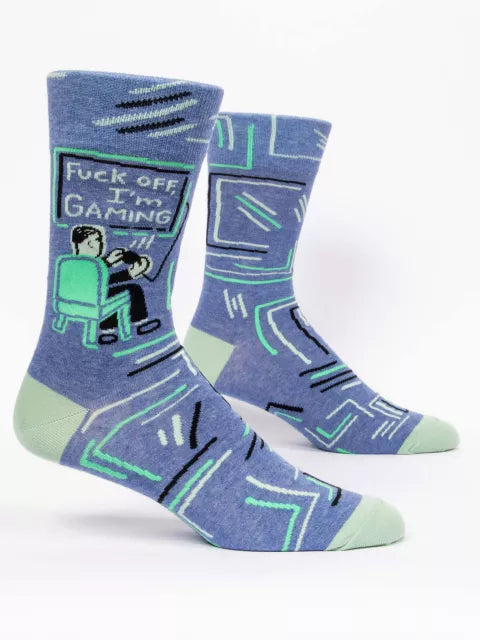 Blue Q Fuck Off I'm Gaming Men's Socks
