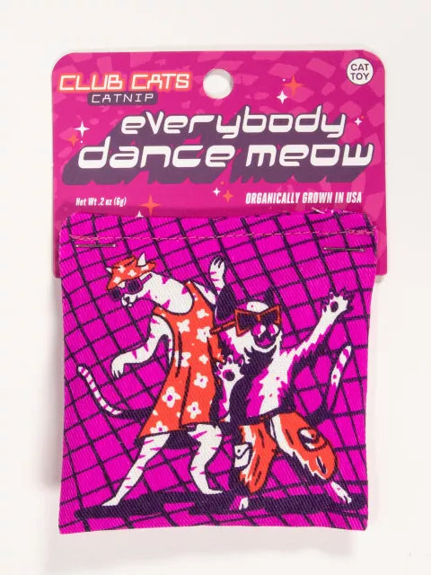 Jouet à herbe à chat Blue Q Everybody Dance Meow