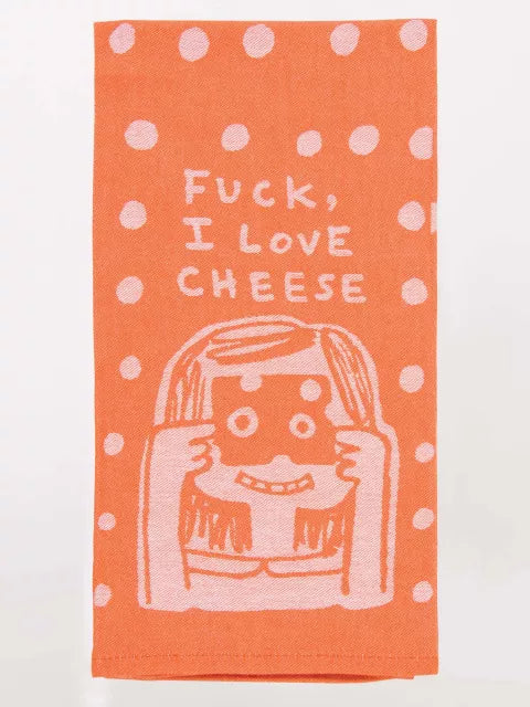 Blue Q Fuck I Love Cheese Dish Towel