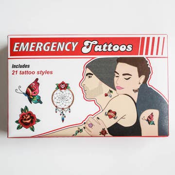 Gift Republic Notfall-Tattoo