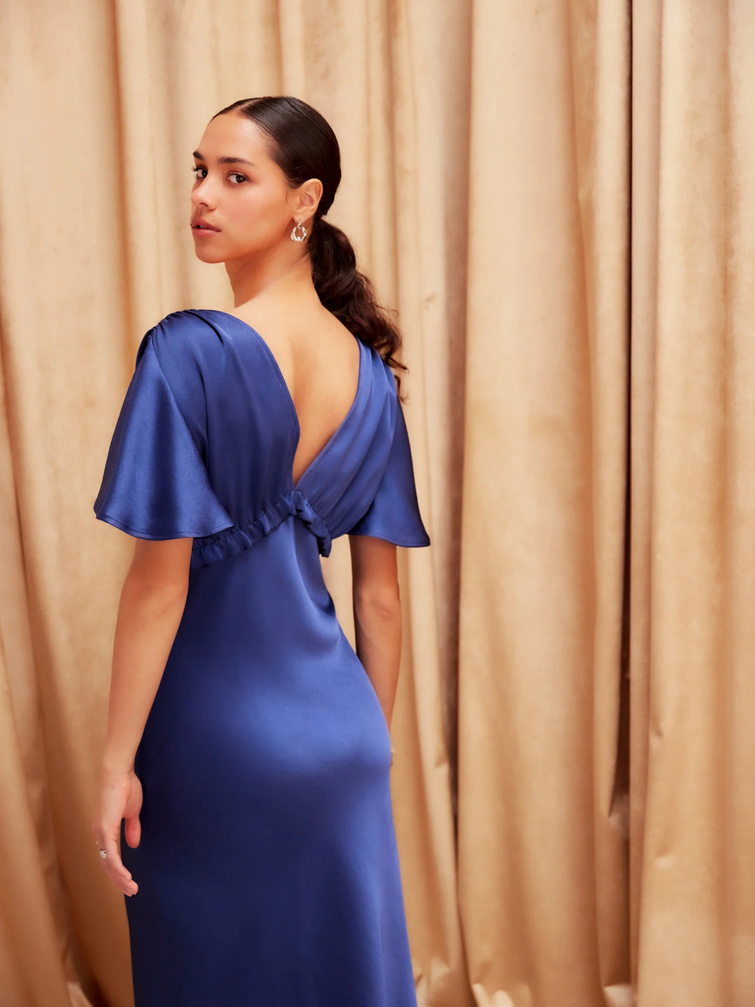 Fifteen Twenty Shailene Flutter Sleeve Dress