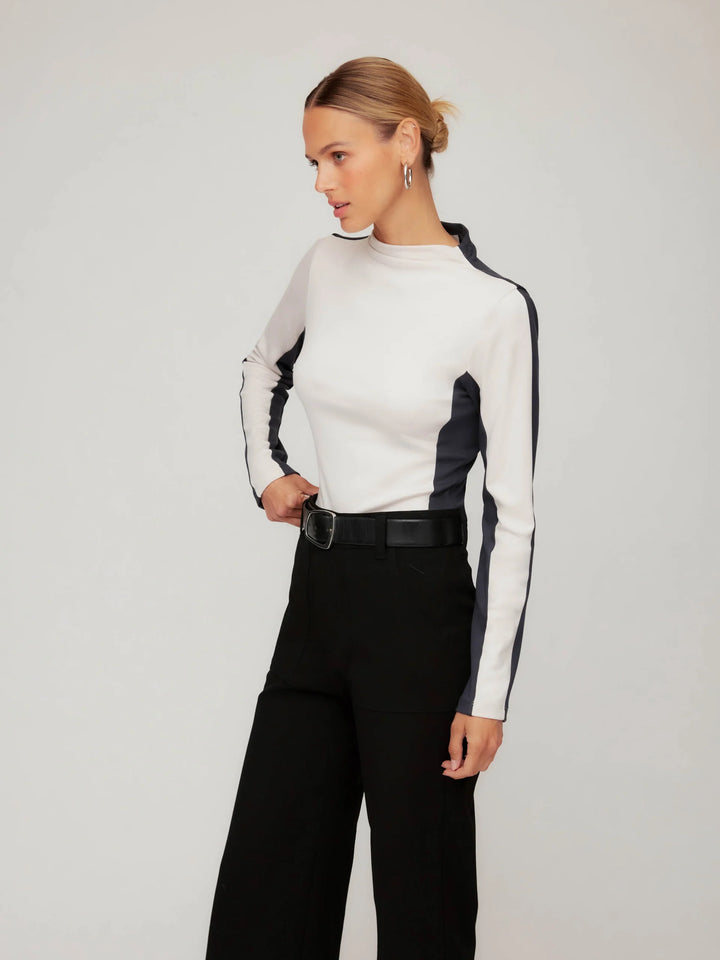 Fifteen Twenty Cass Colorblock Turtleneck