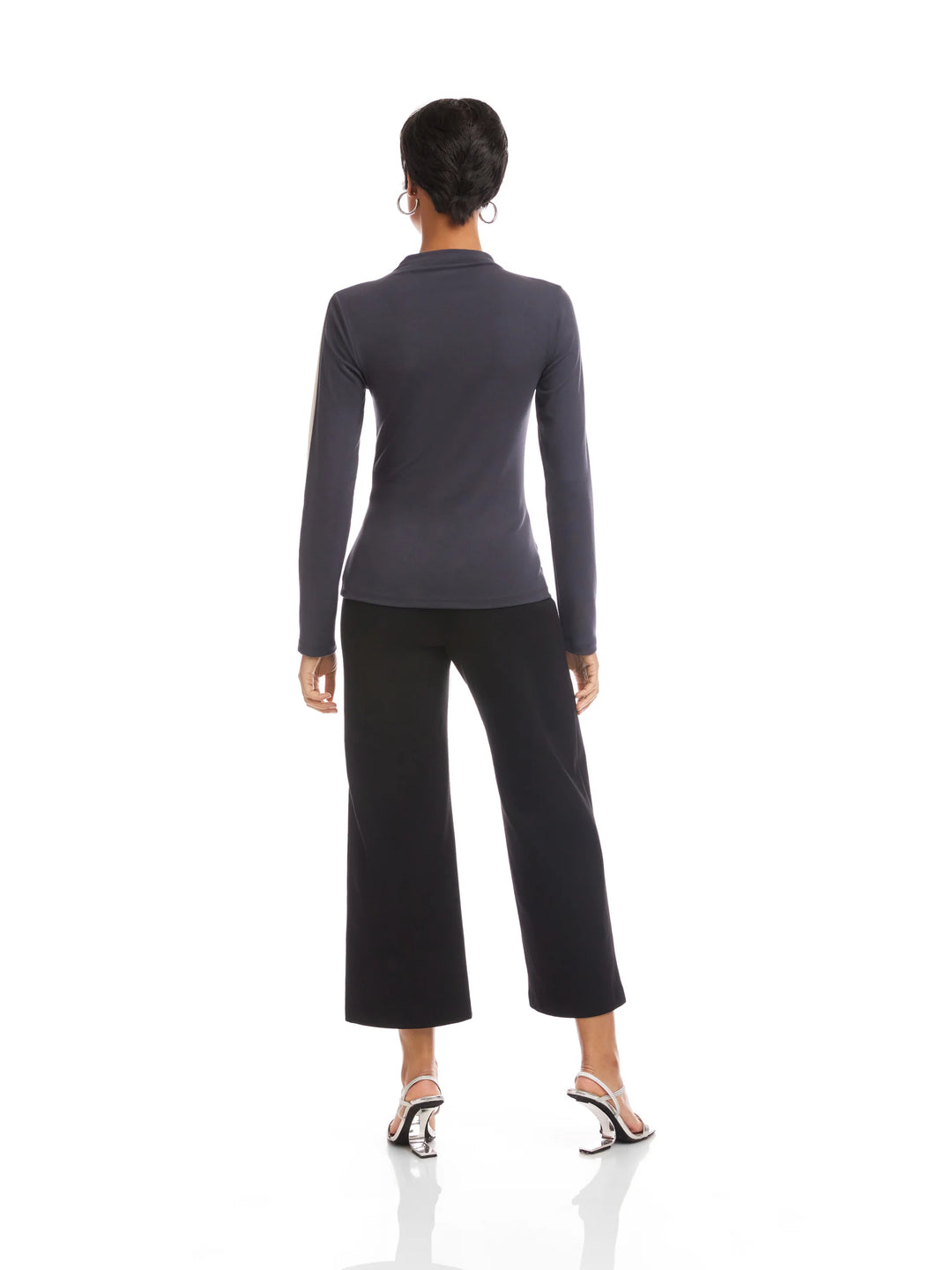 Fifteen Twenty Cass Colorblock Turtleneck