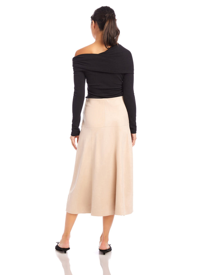 Fifteen Twenty Blythe Faux Midi Skirt