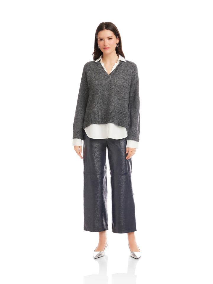 Fifteen Twenty Carrie Mixed Media Sweater