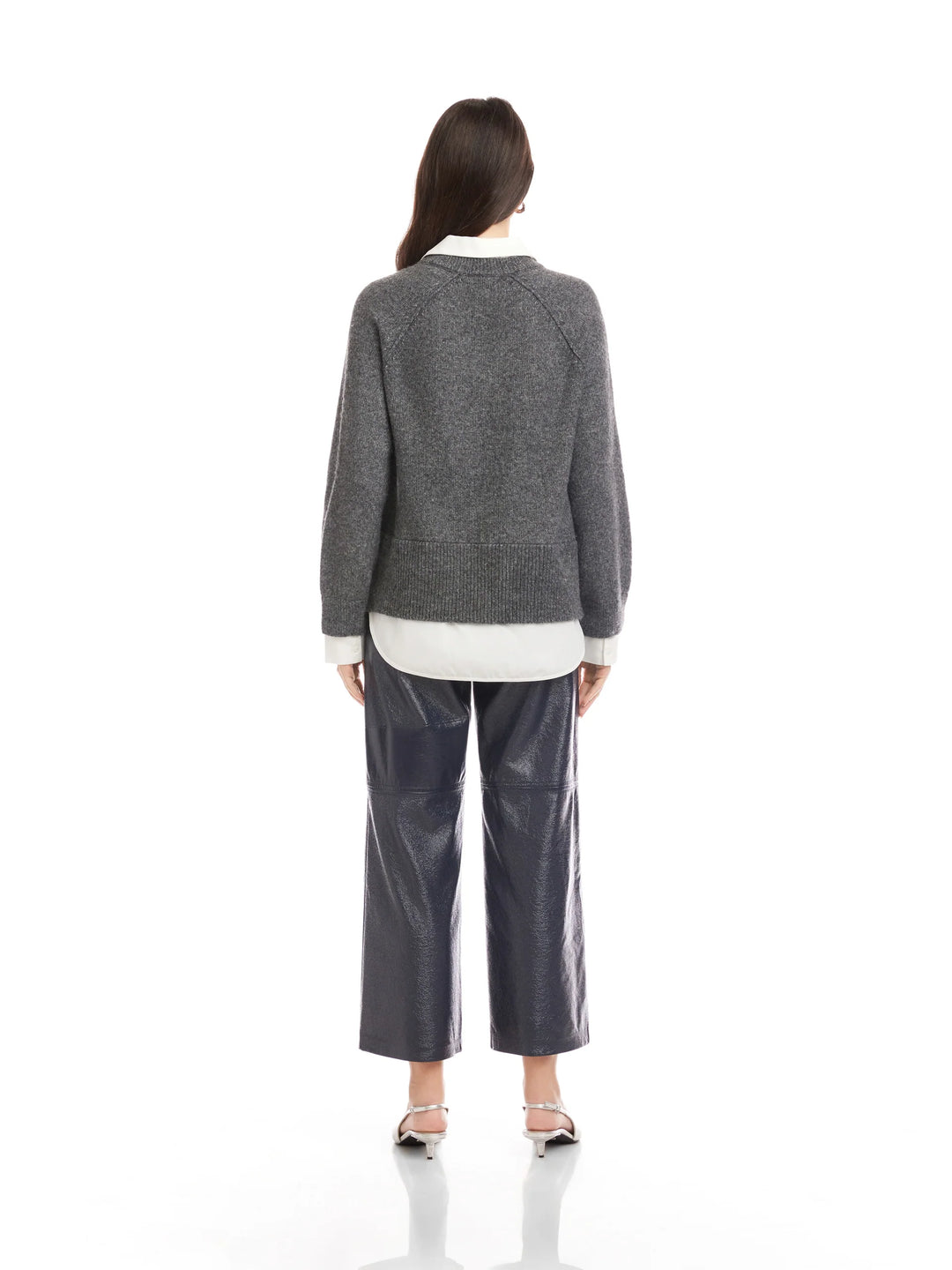 Fifteen Twenty Carrie Mixed Media Sweater