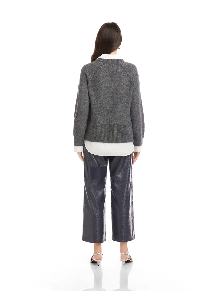 Fifteen Twenty Carrie Mixed Media Sweater