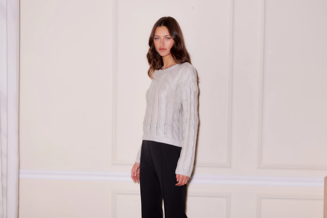 Fifteen Twenty Levie Metallic Sweater