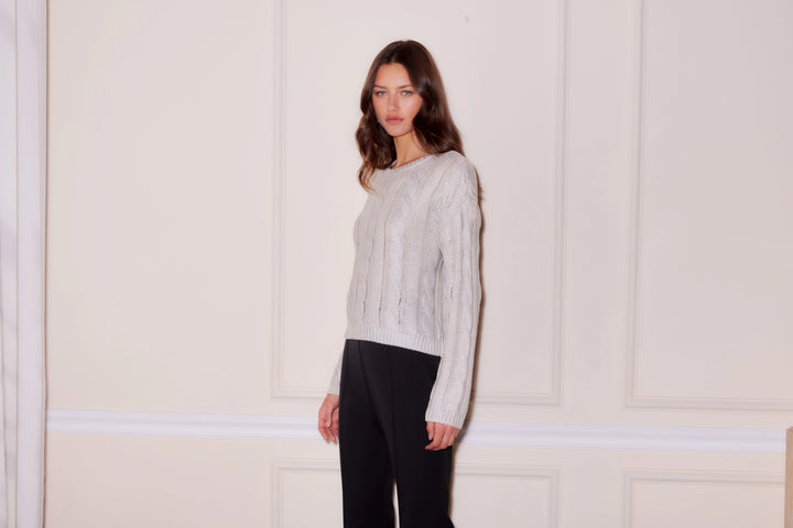 Fifteen Twenty Levie Metallic Sweater