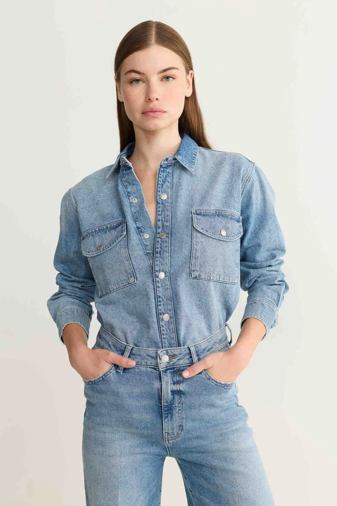 Warp + Weft SMO Jean Shirt