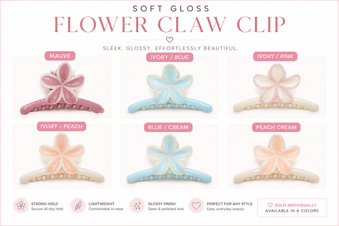 Joia Petal Bloom Hair Claw Clip