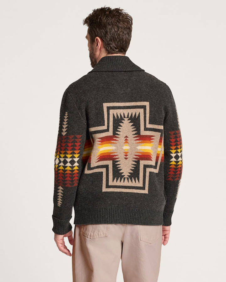 Pendleton Harding Zip Lambswool Cardigan