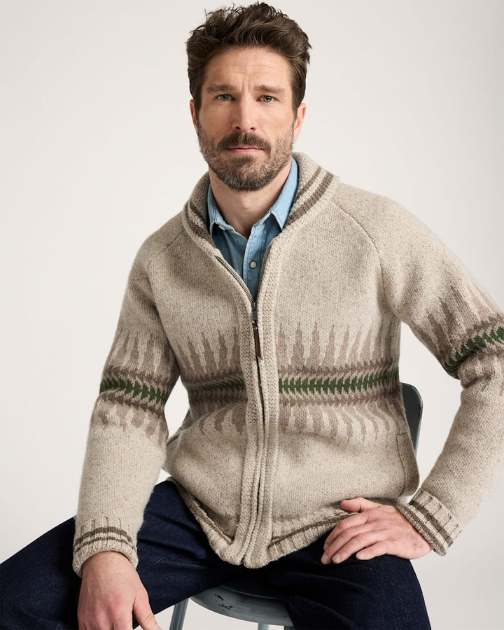 Pendleton Sawtooth Buck Zip Sweater
