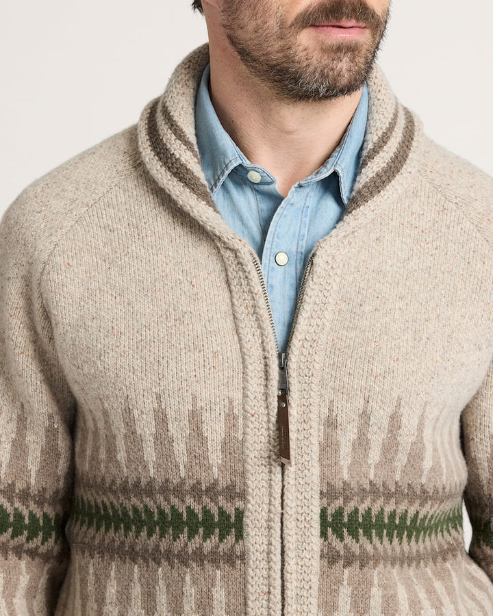 Pendleton Sawtooth Buck Zip Sweater