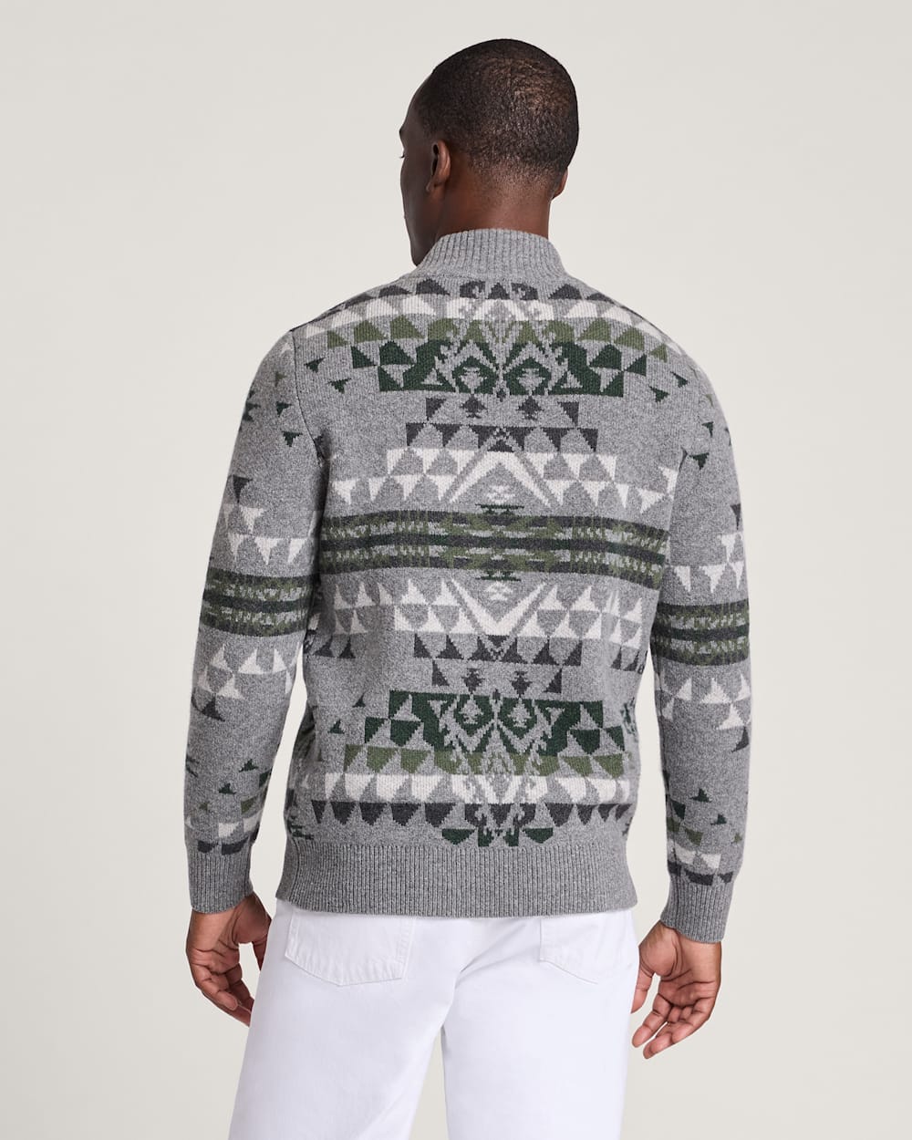 Pendleton Autumn Birch 1/4 Zip Lambswool Sweater
