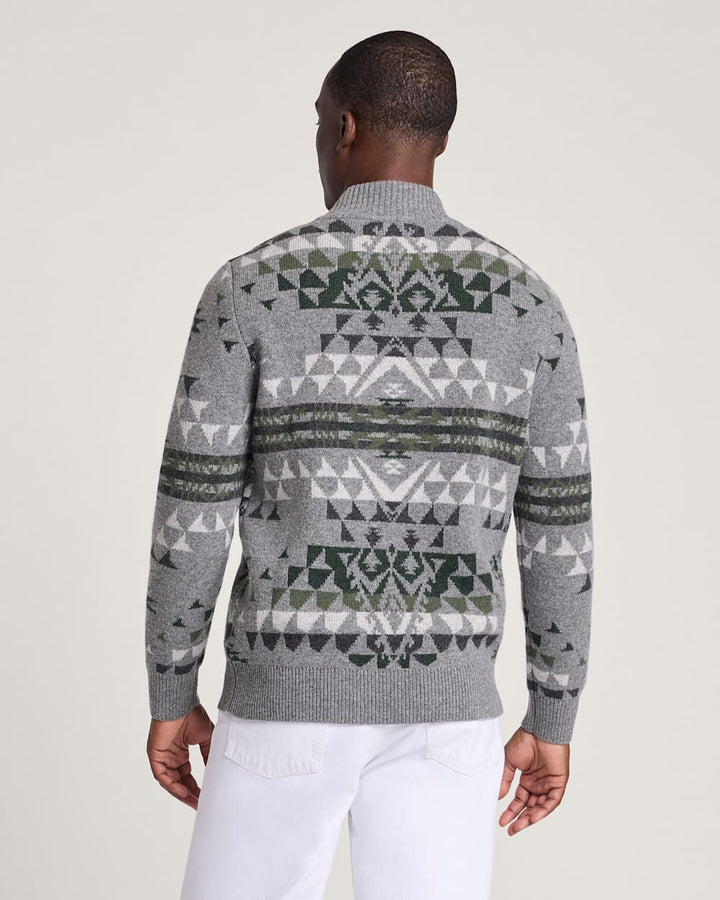 Pendleton Autumn Birch 1/4 Zip Lambswool Sweater