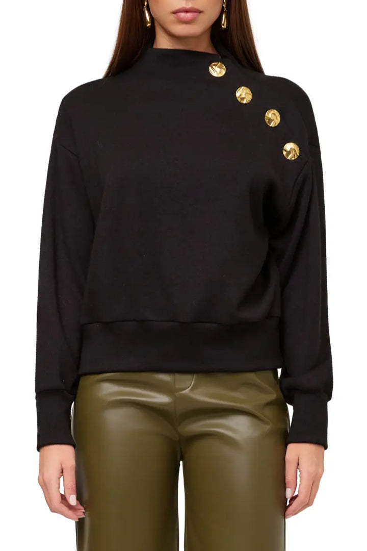 Fifteen Twenty Tessa Mock Neck Top