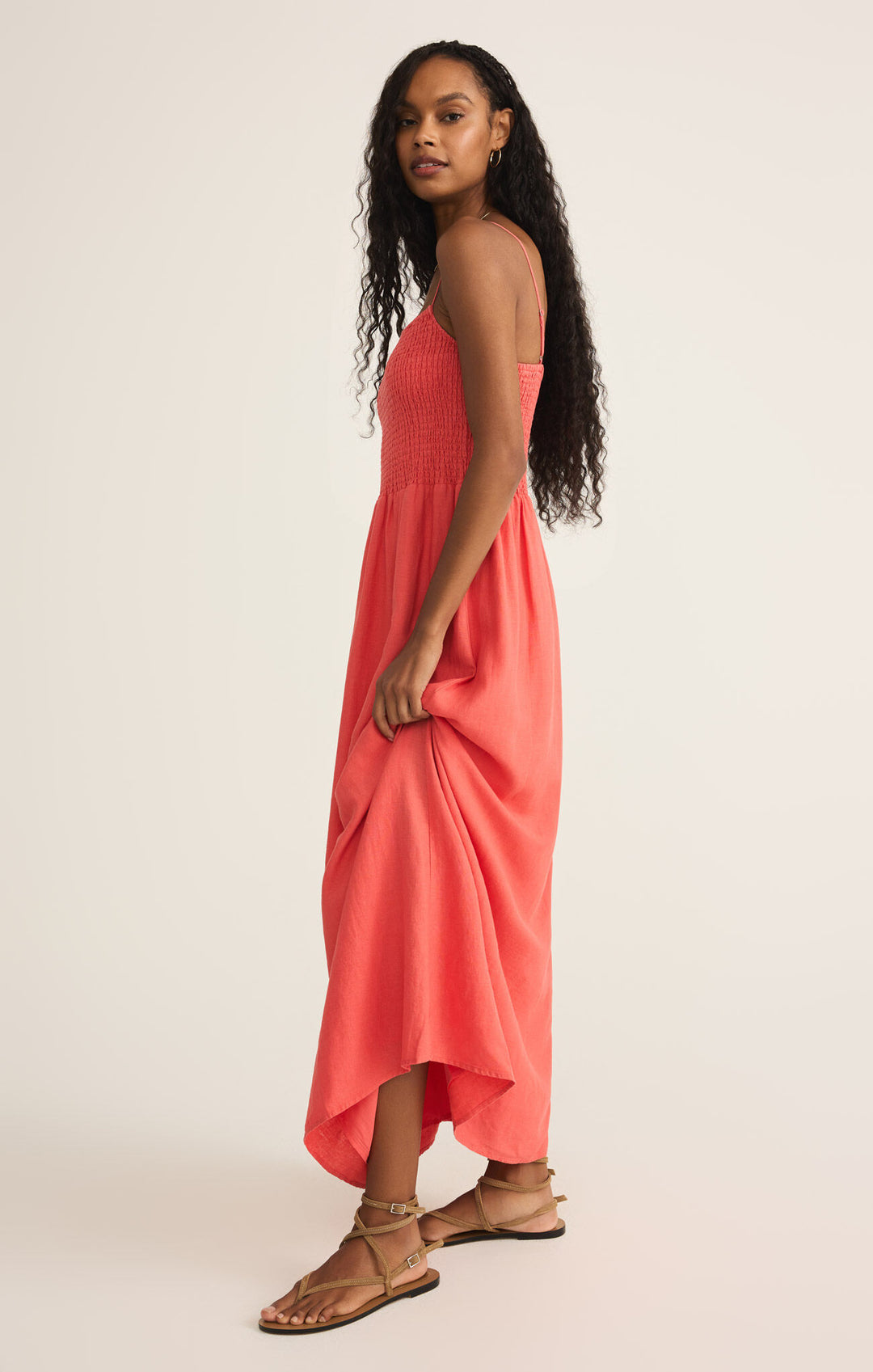 Z Supply Bayside Linen Maxi Dress