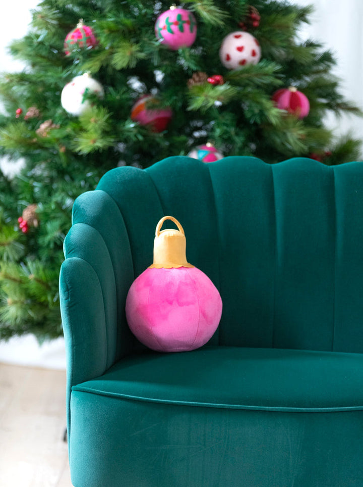Shiraleah Merry Bauble Sequin Small Pillow