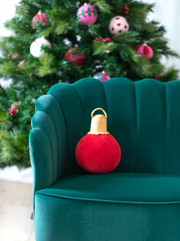 Shiraleah Merry Bauble Sequin Small Pillow