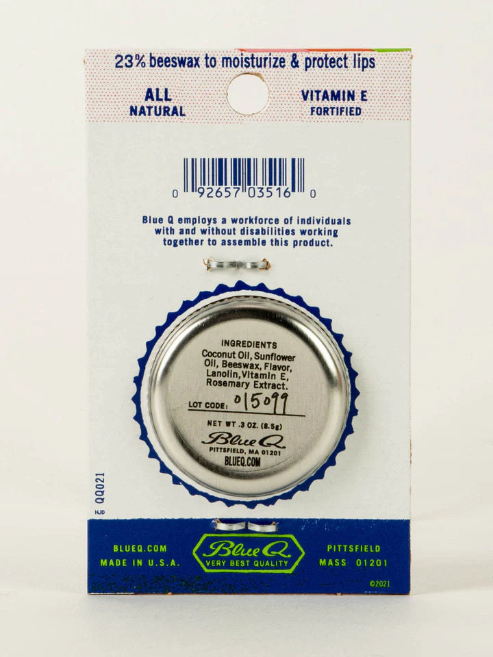 Blue Q Lip Shit Fruit Punch Lime Lip Balm
