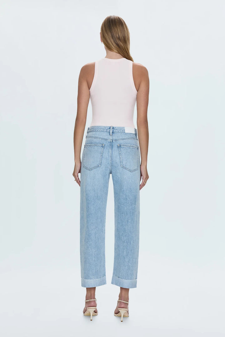 Pistola Kacey Mid Rise Cuffed Boyfriend Jean