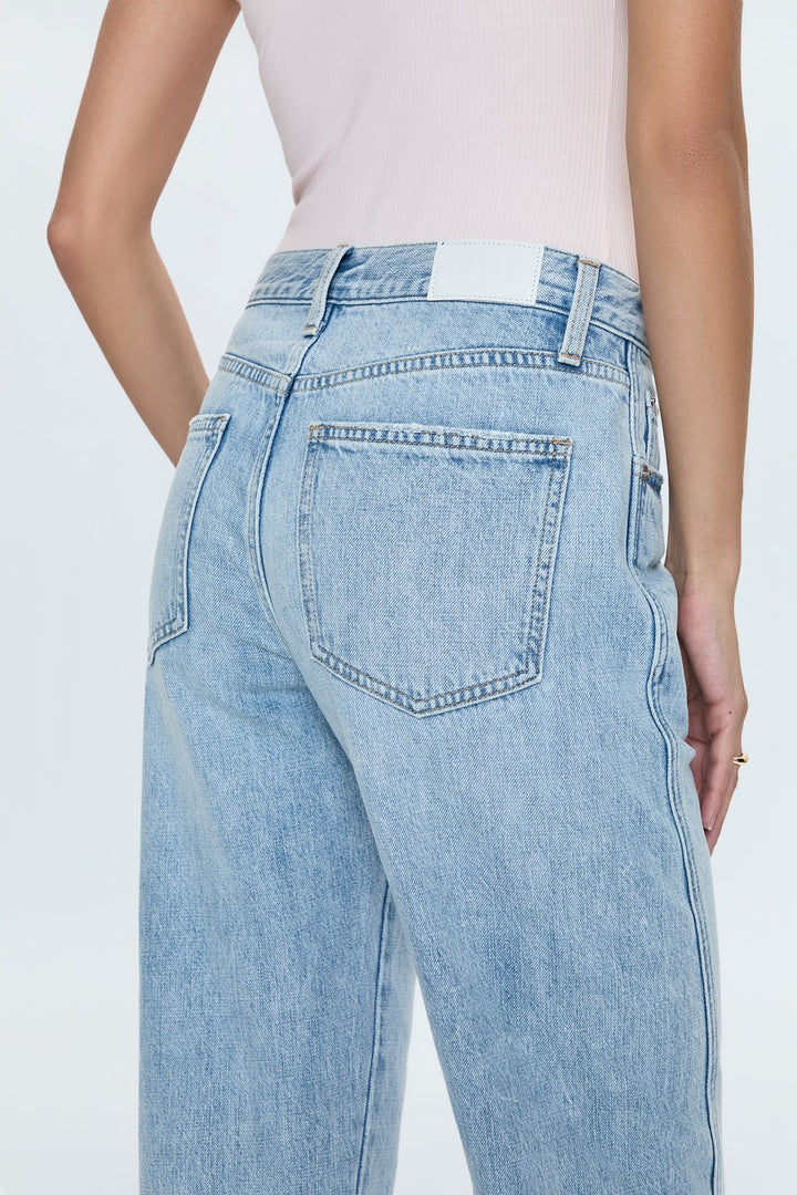 Pistola Kacey Mid Rise Cuffed Boyfriend Jean