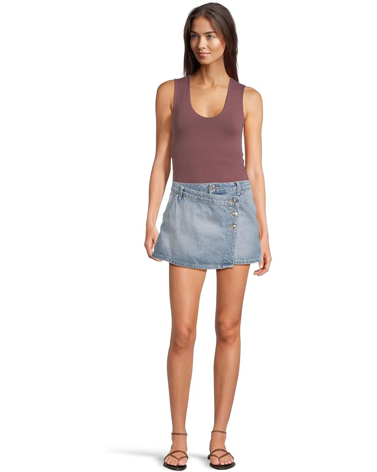 Free People Wynne Denim Skirt