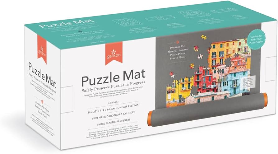 Chronicle Books Galison Puzzle Mat Roll Up 1500