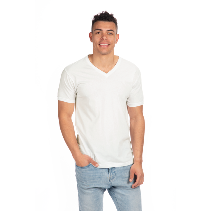 Next Level Fitted CVC V-Neck T-Shirt