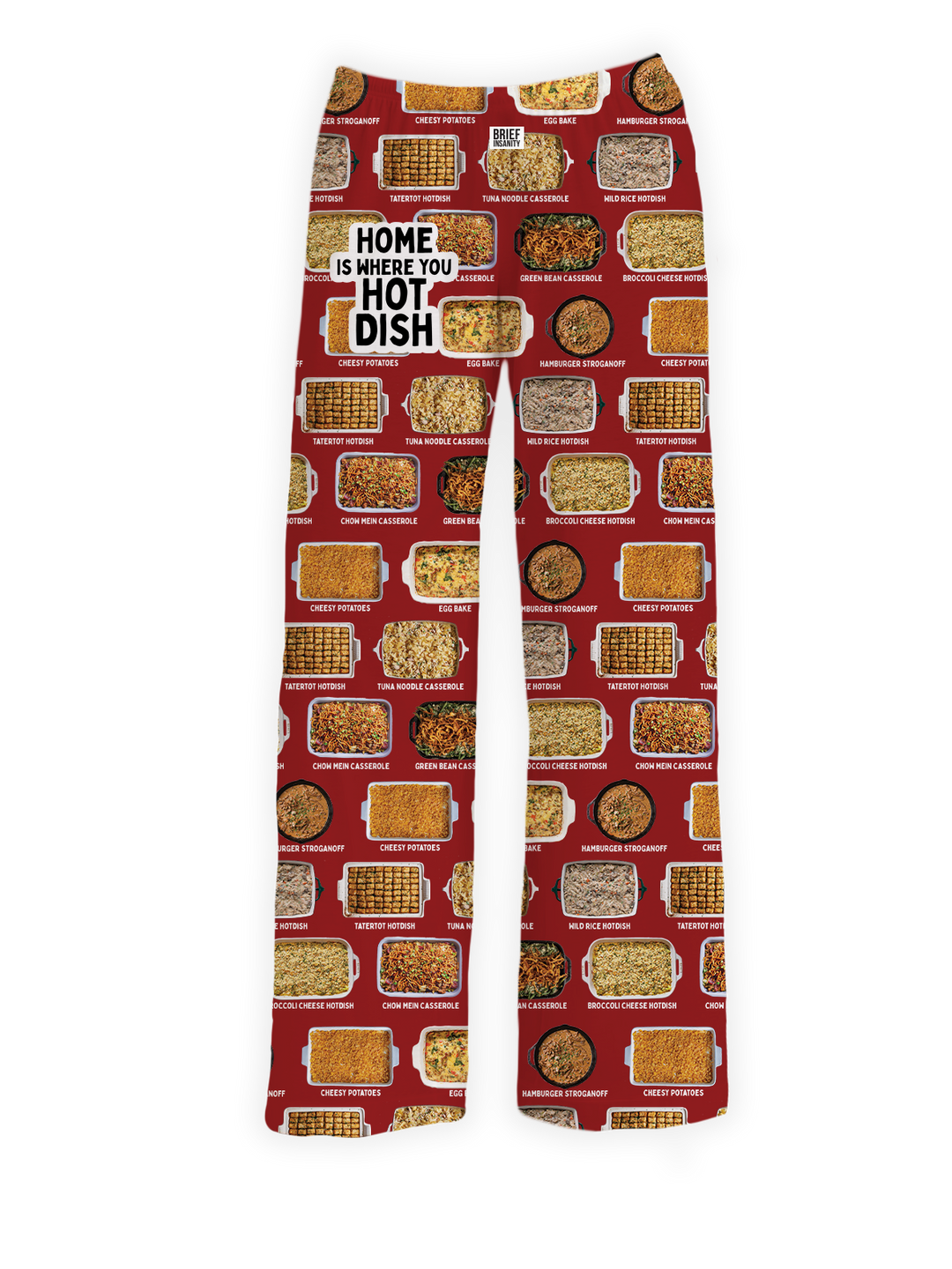 Brief Insanity Home is Where the Hot Dish Is Lounge Pants