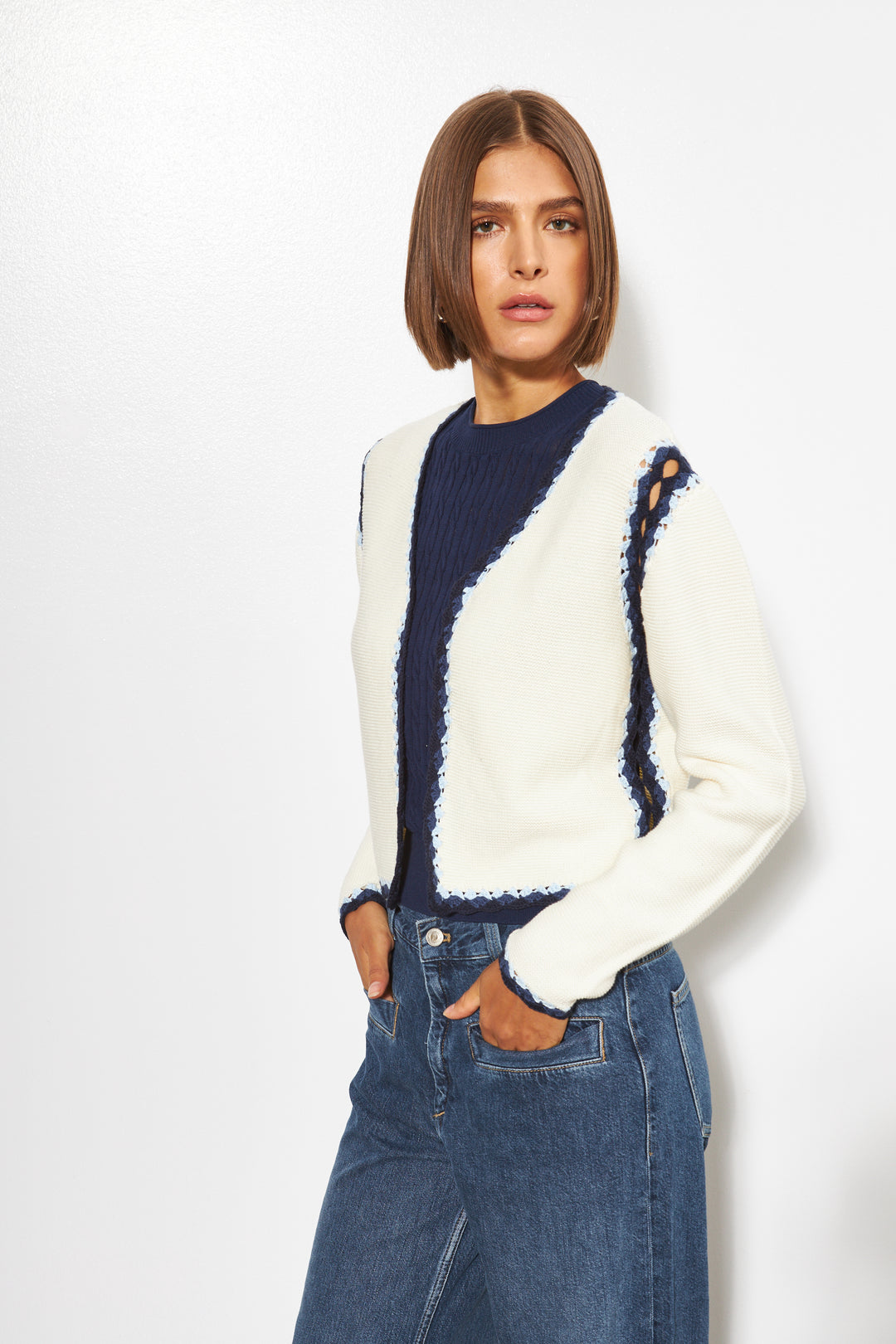 Line Marigold Sweater Cardigan