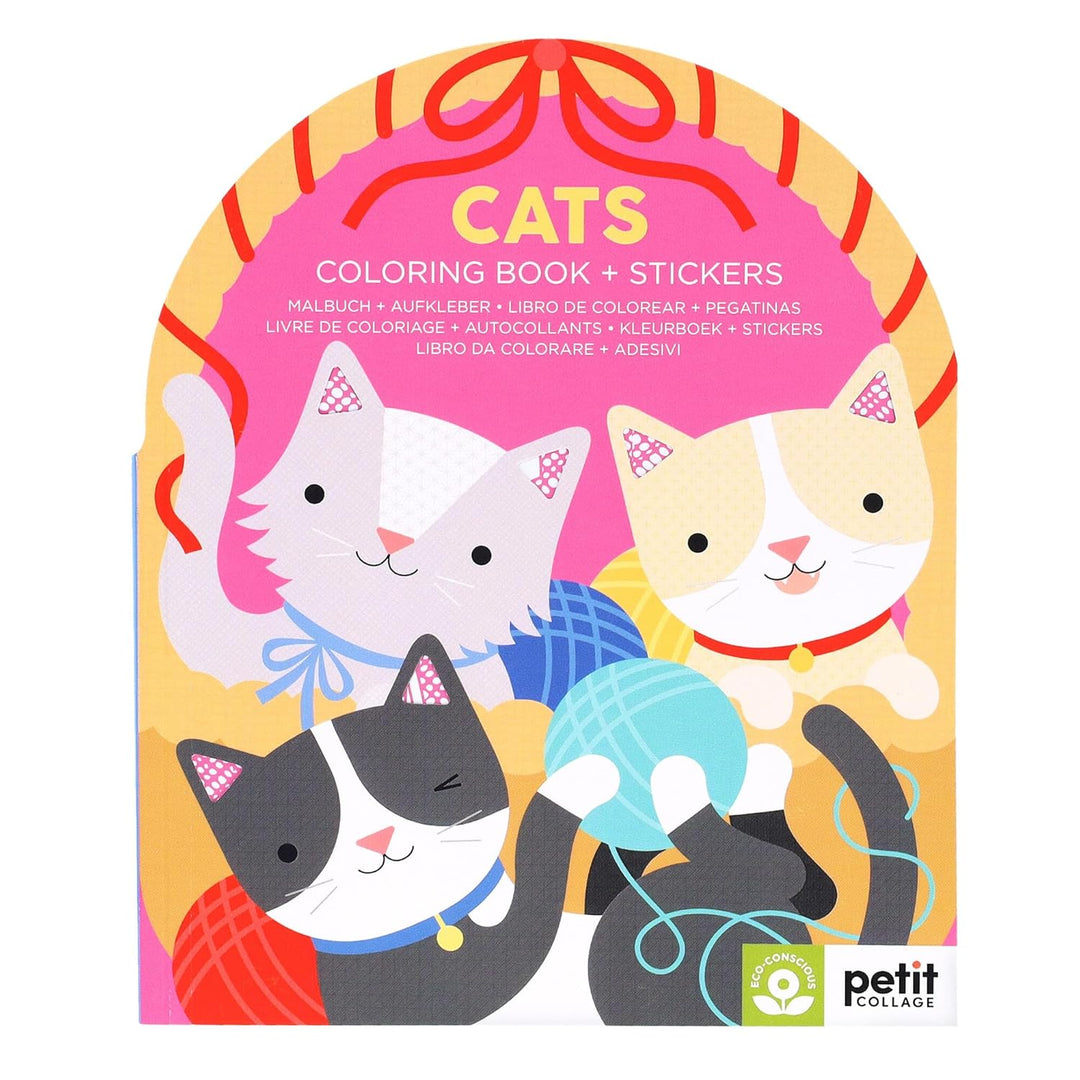 Chronicle Books Cats Coloring Book + Stickers