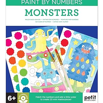 Chronicle Books Paint by Numbers: Monsters