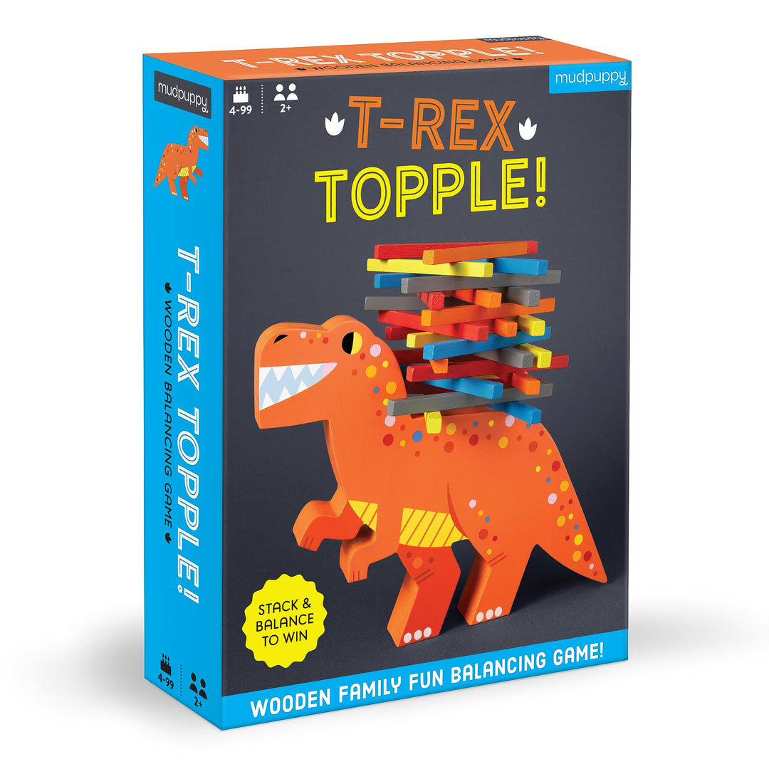 Chronicle Books Mudpuppy Game T-Rex Topple
