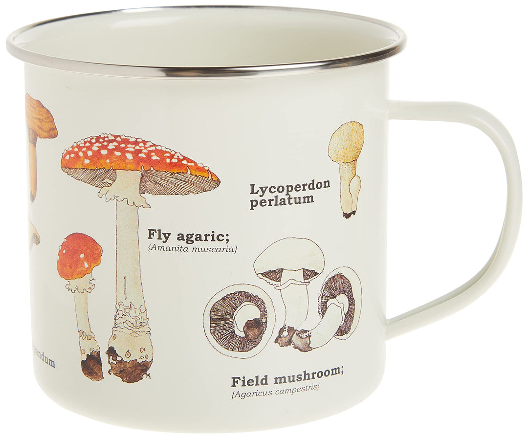 Gift Republic Mushrooms Enamel Mug