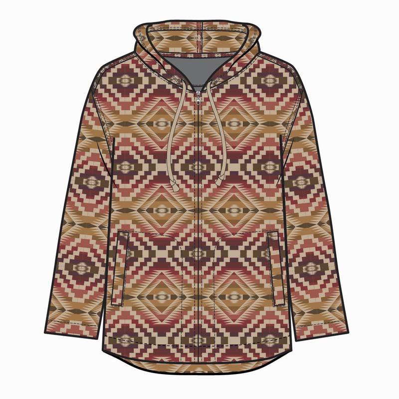 Pendleton Zip Front Hoodie - Dales Clothing for Men and Women