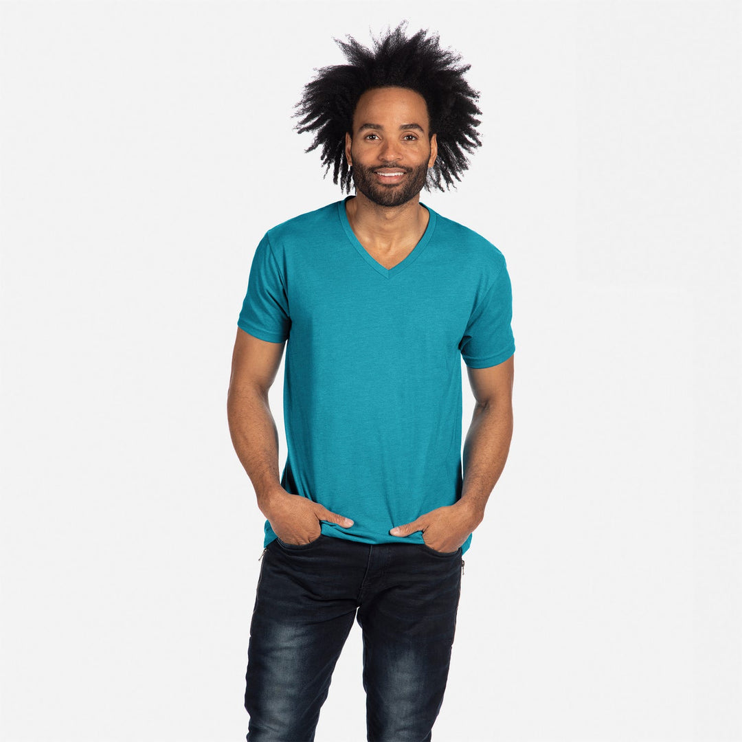 Next Level Fitted CVC V-Neck T-Shirt