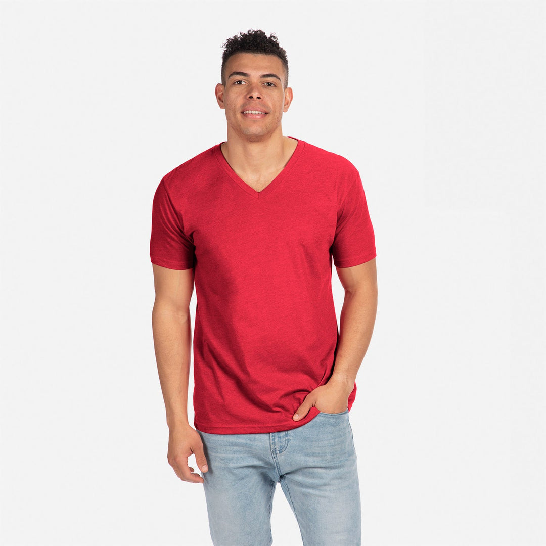 Next Level Fitted CVC V-Neck T-Shirt