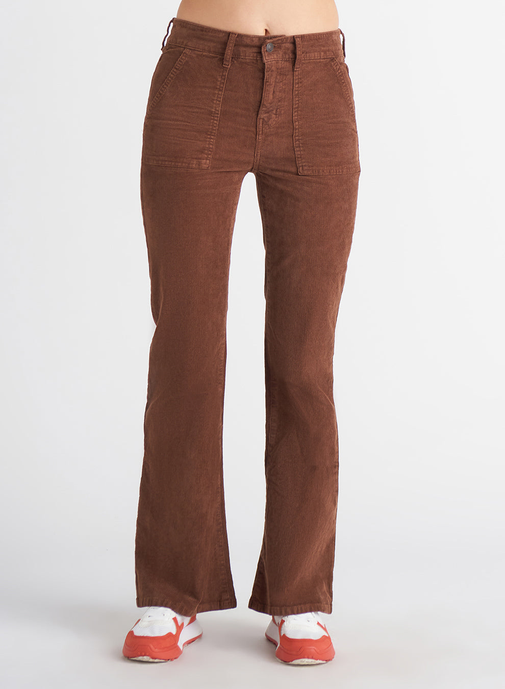 Dex High Rise Corduroy Flare