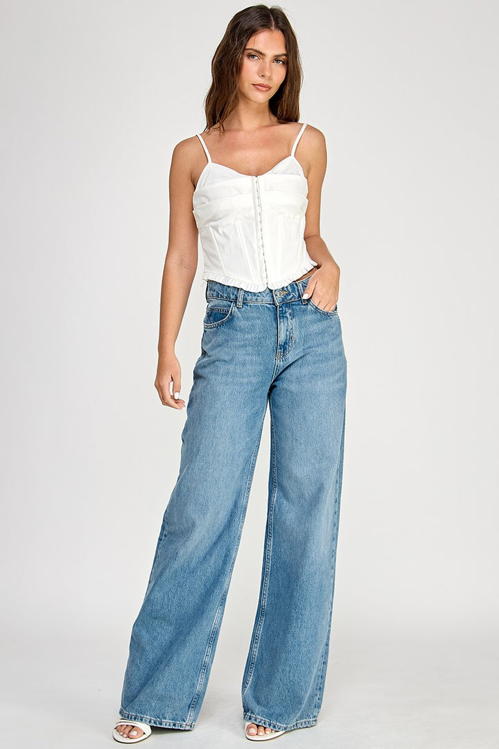 Spring Haze Cotton Crop Top