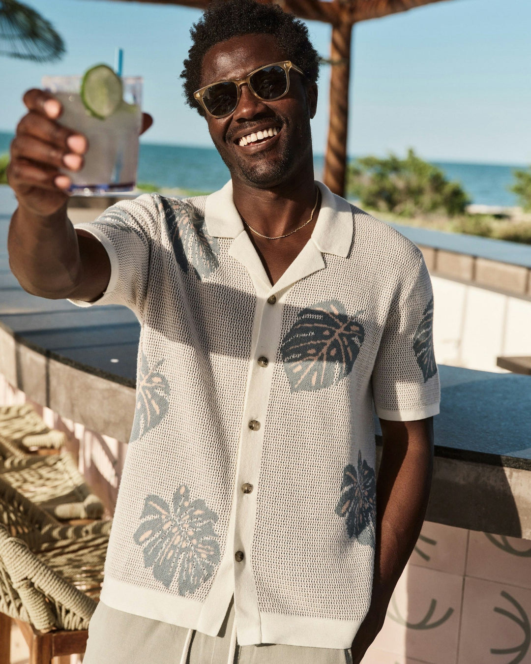 Marine Layer Asher Sweater Resort Shirt