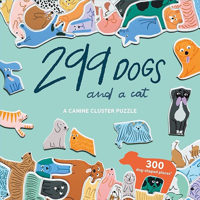 Chronicle Books Laurence King 299 Dogs (And A Cat) Puzzle