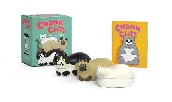 Hachette Chonk Cats Nesting Dolls
