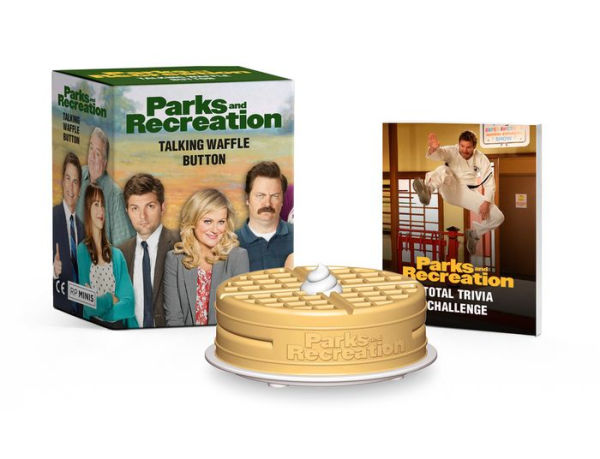 Hachette Running Press Parks And Recreation: Talking Waffle Button