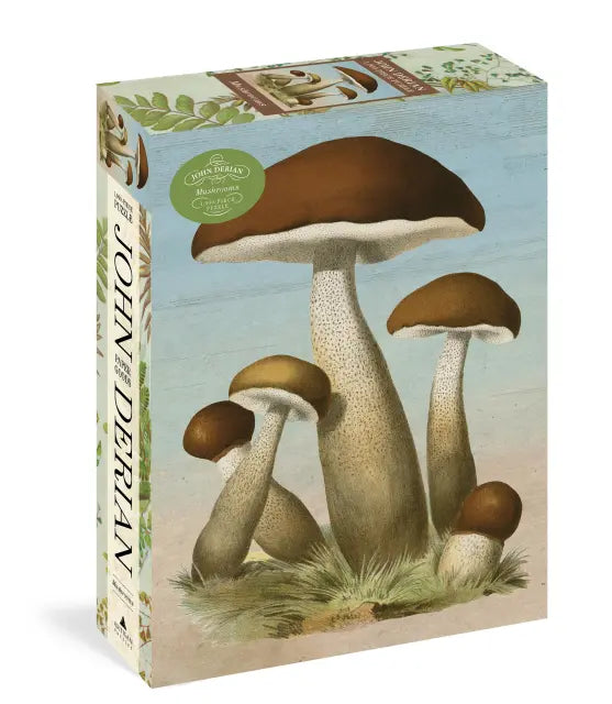 Hachette John Derian Paper Goods: Mushrooms 1,000-Piece Puzzle