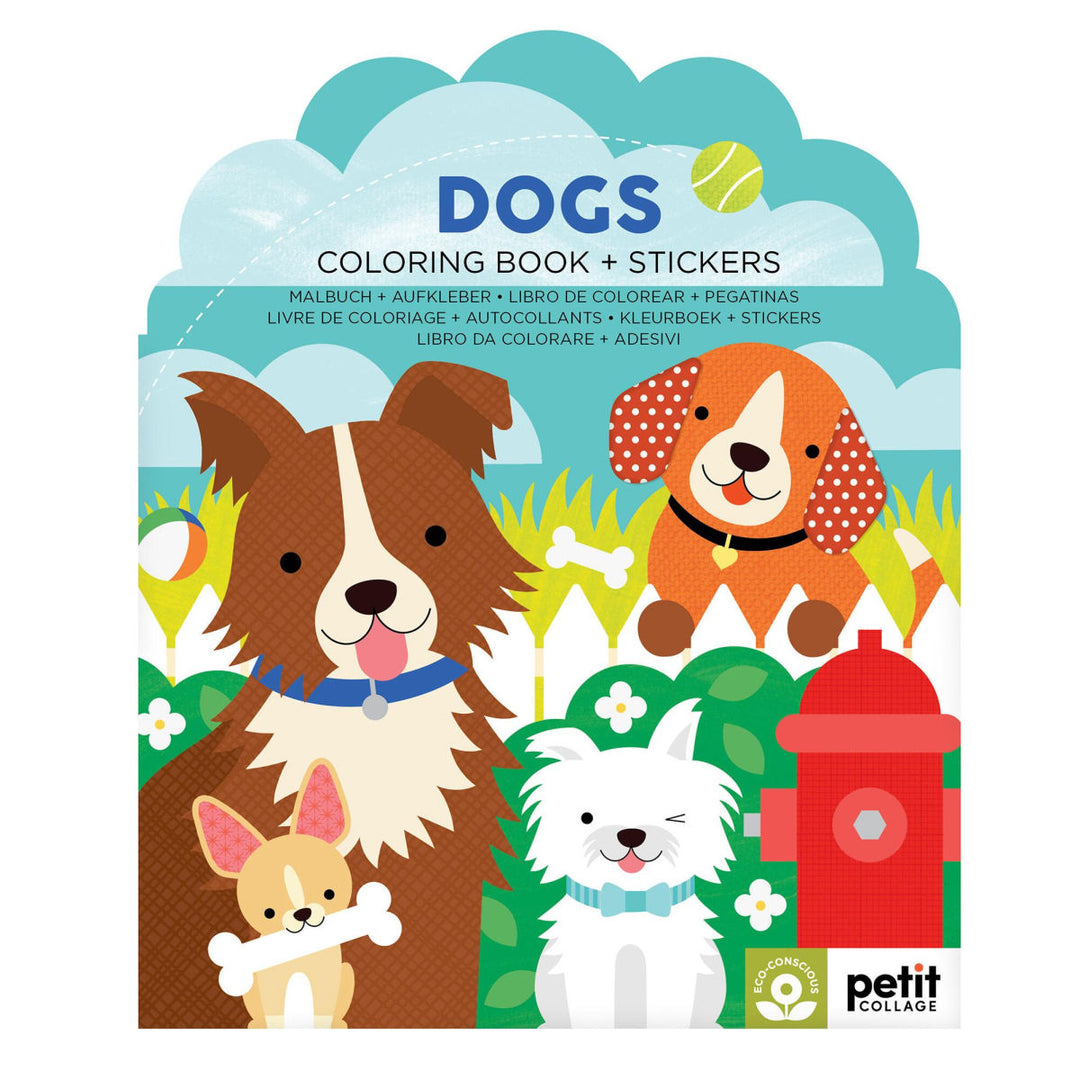 Chronicle Books Dogs Coloring Book + Stickers