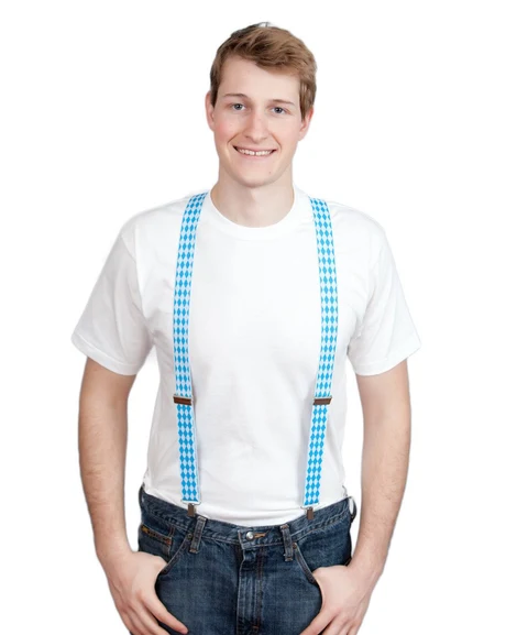 Dale's Exclusive Bavarian Checker Suspenders