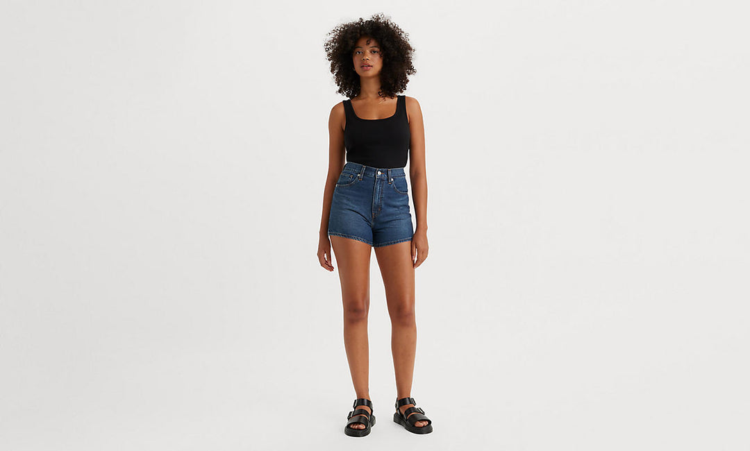 Levis High Waisted Mom Short Cool Places To Go